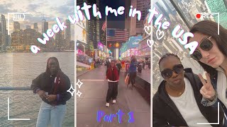 VLOG  une semaine avec moi aux USA 🇺🇸 partie 1 [upl. by Dnamron]