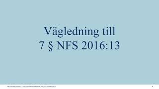 NOxavgift Löpande kontroll 7 § 201613 [upl. by Andert]