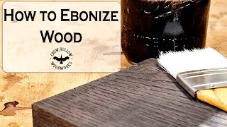 How to Easily Ebonize Wood [upl. by Hirst287]