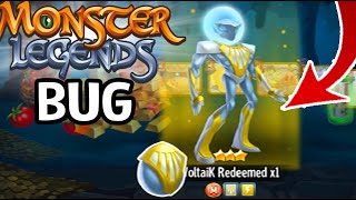 Monster Legends Light Voltaik for 5 Gems 😍 Trick Treasure Cave Sibidu The Apex Anky Links halloween [upl. by Eehsar]