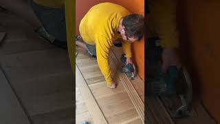 Hardwood Pro Does His Own Floor [upl. by Gardel13]