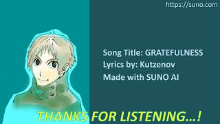 Japanese Song  Gratefulness [upl. by Neilson308]