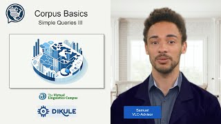 Corpus Basics VI  Simple Queries III CHART [upl. by Arinaj]