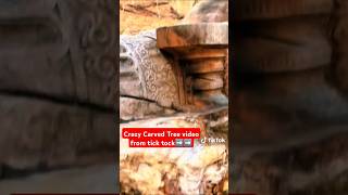 mysterious Ancient Crazy carved oak Tree history who carved it and when [upl. by Shelagh]