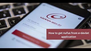 How to get nufus from edevlet application Ikametagh Turkey nüfus ikametgah ikametbaşvuru [upl. by Nnylkcaj]