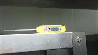 cold storage temperature controller and thermometer checking work ok [upl. by Barabas302]