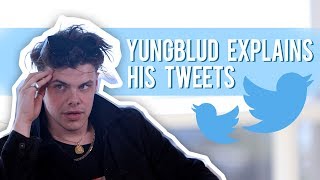 Yungblud explains his craziest tweets [upl. by Ahsiadal]