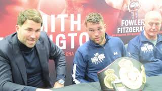 SCOTT FITZGERALD v ANTHONY FOWLER FULL POST FIGHT PRESS CONFERENCE WITH EDDIE HEARN  IN LIVERPOOL [upl. by Cheria]