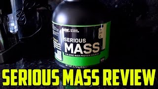 Optimum Nutrition Serious Mass Vanilla Review  JS Fitness [upl. by Annairdua]