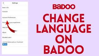 How to Change Language on Badoo 2024  Badoo Tutorial [upl. by Darej]