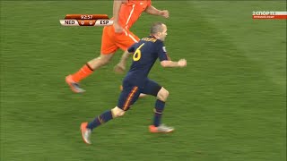 Andres iniesta vs Neatherlands  World Cup 2010 final 1080 [upl. by Ahseinod996]