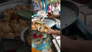 Noida Walo Ki Viral Samosa Chaat 😘❤️ Aapne Bhi Try Kari Kiya viral trending samosa shorts [upl. by Nanis99]