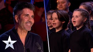 Kid choir sing EMOTIONAL song for parents serving in the Armed Forces  Auditions  BGT 2022 [upl. by Patrizio]