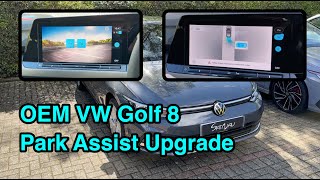 OEM VW Golf 8 Park Assist Upgrade [upl. by Ahsercul214]