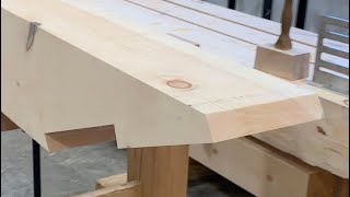 How To Make A Timber Frame Scarf Joint [upl. by Emearg756]