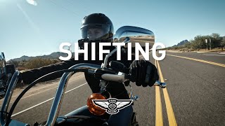 How To Shift a Motorcycle  HarleyDavidson Riding Academy [upl. by Johnette]