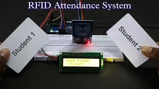 Arduino RFID Attendance System  Step by Step Guide [upl. by Thaine714]