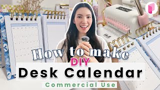 DIY Desk Calendar  Tutorial [upl. by William]