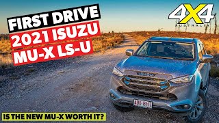 2021 Isuzu MUX LSU review  4X4 Australia [upl. by Ardnossak]