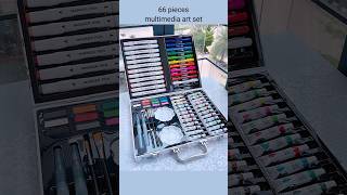 66 Pieces Premium Drawing Set art unboxing review [upl. by Asante]