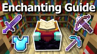 The Ultimate Minecraft 120 Enchanting Guide  Anvil Enchants Explained Enchantment Table amp More [upl. by Elita]