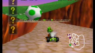 Mario Kart 64  Yoshi Valley N64 [upl. by Aramahs]