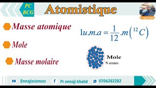 Masse molaire et unité de masse atomique [upl. by Papageno]