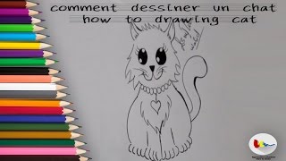 comment dessiner un chat [upl. by Ernie]