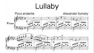 Alexander Ilyinsky — Lullaby Op 13 No 7 [upl. by Umeh]