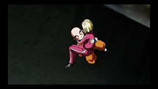 krillin saves android 18loveable moments [upl. by Narak310]