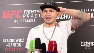 Diego Ferreira talks win over Rustam Khabilov at UFC Fight Night Prague [upl. by Hennebery504]