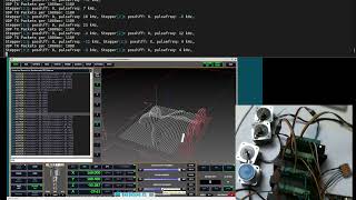 LinuxCNC amp ESP32 Hardware Step Gen  Native Ethernet  4 Axis Demo and Job [upl. by Ajiak]