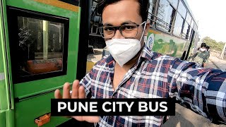 Pune city bus travel after lockdown [upl. by Terrilyn496]