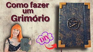 ✅️DIYCOMO FAZER UM GRIMÓRIO PASSO A PASSO  WICCA [upl. by Attinahs888]