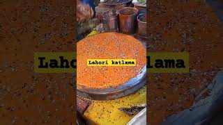 Lahori katlama Recipe  katlama Recipe  Lahori street food katlamayoutubeshorts trendingshorts [upl. by Nael]