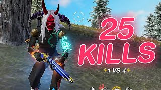 SOLO VS SQUAD  25 KILLS  SONIA amp DIMITRI SO ANNOYING😡 [upl. by Atiuqin797]