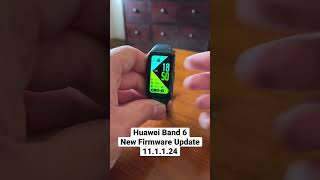 Huawei Band 6 new firmware whats the change shorts [upl. by Bernt]