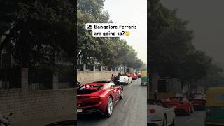 Cars worth Rs 150cr in Bangalore supercar ferrari [upl. by Yentruocal13]