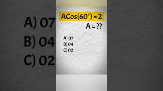 Trigonometry mcq  Class10math trigonometry trigonometryclass10 class10maths shorts ceemath [upl. by Kenric]