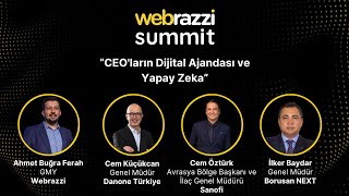 CEOların Dijital Ajandası ve Yapay Zeka  Webrazzi Summit 2024 [upl. by Lasley333]