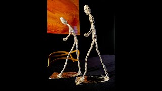 Giacometti sculptures in tin foil [upl. by Raleigh996]