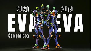 Metal Build Evangelion 2020Tamashii web Exclusive comparison review 메탈빌드 에반게리온혼웹 한정 2020 리뷰 [upl. by Kerstin502]