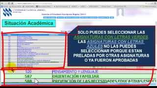 TUTORIAL DE INSCRIPCIONES REGULARES UNA [upl. by Clayborn]