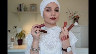 BOURJOIS ROUGE VELVET quot NEW quot  ريفيو لحُمَر نُهى نبيل الجديدة [upl. by Laurie]