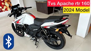 New Tvs Apache RTR 160 2v 2024 Model Review  Price amp Feature  tvs apache rtr 160 2v 2024 [upl. by Mcguire]