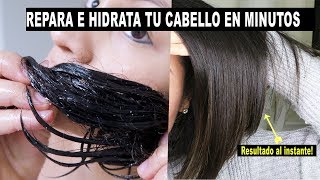 TRATAMIENTO CASERO PARA EL CABELLO SECO Y MALTRATADO CABELLO SIN FRIZZ Y SIN PUNTAS ABIERTAS [upl. by Girhiny]