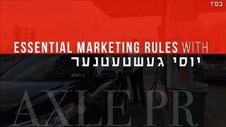 Key Marketing Rules for EVERY Business by Yossi Gestetner [upl. by Raybin]