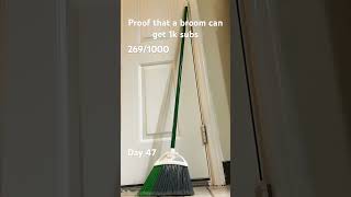 Proof that a broom can get 1k subs housemusic broomarmy melodichouseandtechno [upl. by Jahdai]