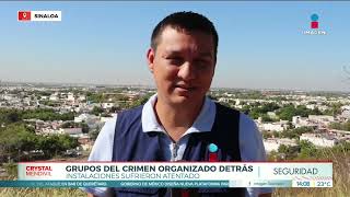 Narcomantas en Sinaloa con amenazas para el gobernador  Noticias con Crystal Mendivil [upl. by Oiramad]