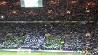 OLD FIRM Dec 2011  Brilliant quotYou´ll never walk alonequot vs quotJust can´t get enoughquot FULL HD [upl. by Wilma]